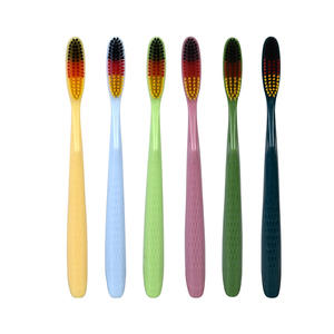 Brosse à dents de luxe en forme de U, poils en nylon doux, usage domestique pour adultes, couleur personnalisable SF1383 - Product Image 1