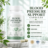   Capsules de soutien à la houx et à l'hibiscus, 90 unités, pour une circulation saine et un soutien cardiaque quotidien