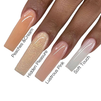 Poudre acrylique professionnelle de luxe pour ongles, personnalisable avec logo, pour marque privée