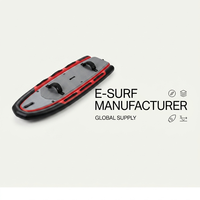 Planche de surf électrique Source Factory Crimson Slate Jetboard à moteur sans balais, batterie lithium-ion, poignées doubles et repose-pieds antidérapants