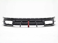 Kit carrosserie A-RT style AE en fibre de carbone sèche, comprenant lèvre avant, diffuseur arrière, jupes latérales, spoiler et capot pour Porsche Panamera 976 2024+