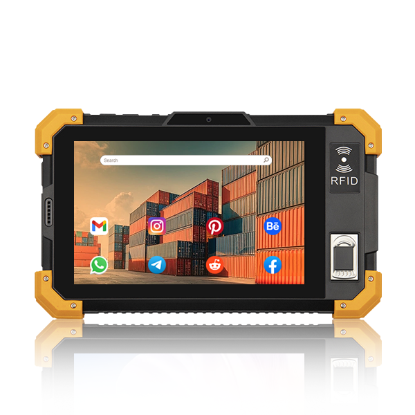 Custom Industrial Rugged Barcode Scanner Ip65 Android Tablet Pc Handheld Pda Qr Code Fingerprint Nfc Reader 7 Inch Rugged Tablet