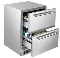 Réfrigérateur de comptoir intégré NUELEAD de haute qualité pour la maison, l'hôtel, le bar, refroidissement par air, contrôle intelligent de la température, 145L