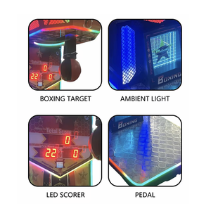 เครื่องเกมอาเขตกีฬาชกมวยใช้เหรียญสำหรับเด็กทารกหมีรับประกันภาษาอังกฤษ1ปี - Product Image 6