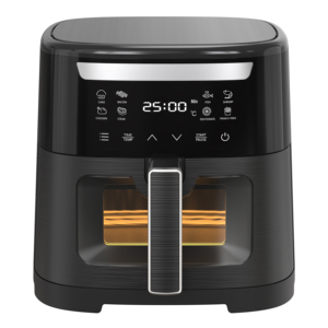 <span class=keywords><strong>Friteuse</strong></span> à air numérique 6L avec fenêtre de visualisation et technologie de chauffage double haut et bas, <span class=keywords><strong>sans</strong></span> <span class=keywords><strong>huile</strong></span>, intelligente, pour une cuisson saine et professionnelle - Product Image 6