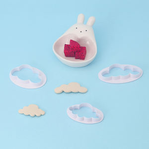 Ventes directes d'usine 5 ensembles d'impression en <span class=keywords><strong>nuage</strong></span> intégrée bricolage moule de cuisson <span class=keywords><strong>emporte</strong></span>-pièce en plastique pour outils de pâtisserie - Product Image 2