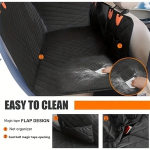 Productos de lujo para mascotas, los más vendidos, extensor de asiento trasero impermeable, cubierta de asiento de coche para perros, hamaca para mascotas, asiento trasero, fondo duro - Product Image 4