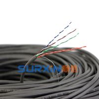 Câble réseau Cat5e haute vitesse, câble Ethernet Cat 5e, CCA 24awg 4pr 305m 1000ft UTP FTP SFTP, câble réseau Cat5e intérieur