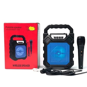 Led 4 Inch Xách Tay Màu Xanh Răng Loa Ngoài Trời Không Dây Cột Âm Nhạc Trung Tâm Loa Siêu Bass Hỗ Trợ TF Thẻ AUX USB Đĩa - Product Image 6