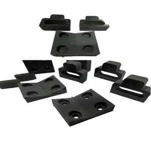 Aangepaste Rubber Producten Rubber Voet Demping Blok Pad Schokdemper Metalen Gebonden Onderdelen