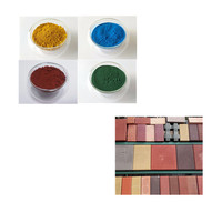 Revêtement de peinture pour carreaux, 30 ml, oxyde de fer coloré, rouge, jaune, noir, ciment béton