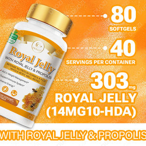 Cápsulas Blandas de Jalea Real y Propóleo DUOZI OEM ODM con 10-HDA para Control de Peso, Apoyo Inmunológico y Energía, 80 Cápsulas Blandas - Product Image 3