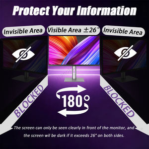 สำหรับ ASUS 27 นิ้ว 16:9 จอภาพไวด์สกรีน หน้าจอความเป็นส่วนตัว ป้องกันแสงสะท้อน ตัวกรองแสงสีฟ้าพร้อมการป้องกันดวงตา ชิลด์ความปลอดภัย - Product Image 2