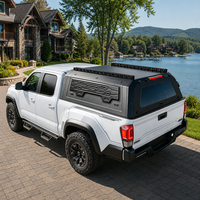 Capot de camionnette rigide en aluminium personnalisable, verrouillable et sécurisé, pour camping-car, imperméable, couvre-benne rigide