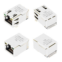 Conector de datos Vertical Cat5e Cat6 Cat7, toma de corriente de datos a prueba de agua, conector Modular Keystone Rj 45 Cat6a Rj45, conector sellado Ethernet