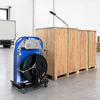 Machine d'emballage automatique de palettes à alimentation par sangle rapide et facile pour applications multiples dans l'industrie des pièces automobiles et du papier