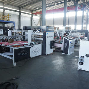 QZD trifásico 380V voltaje buena calidad para hacer cartón corrugado máquina encoladora de carpetas automática máquina encoladora - Product Image 5