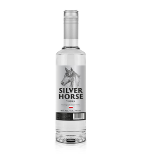 Polaco de plata caballo vodka de vidrio personalizado botellas de empaquetado vodka sabores bebidas alcohólicas espíritu - Product Image 1