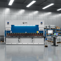 Presse plieuse hydraulique CNC entièrement automatique à 4+1 axes pour tôles métalliques avec contrôleur DA53T, usine de presses plieuses