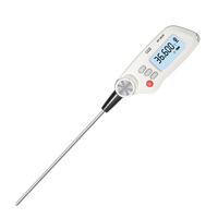Thermomètre RTD de laboratoire de haute précision 0.1 ° C précision ABS matériel personnalisé OEM Support chimique Standard Rod DT-1616 CEM