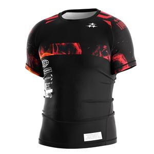 Camiseta de Compresión con Protección UV para Hombre, Tejido de Secado Rápido, Diseñada para BJJ, Jiu-Jitsu y Entrenamiento - Product Image 1