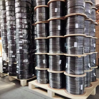 Câble de caméra KX6 KX6+2C, câble coaxial vert, caméra CCTV CATV, 100m 300m 500m pour le Maroc, l'Algérie, Kx6