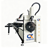 Machine de découpe laser de tubes et petits tuyaux à commande simple pour le découpe d'aluminium et le traitement léger avec alimentation automatique