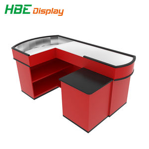 เคาน์เตอร์ชำระเงินซูเปอร์มาร์เก็ตเหล็กทนทาน highbright 1060x850มม. สีที่กำหนดเอง - Product Image 5