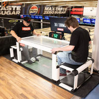 Table de football innovante pour deux joueurs, à monnayeur, pour matchs de fête, jeu Subsoccer, en PVC et métal, vente en gros usine