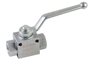 Válvula de Bola Hidráulica de Alta Presión Khb y KHB3K 500 Bar, Acero al Carbono, Acero Inoxidable, Recubrimiento de Zinc Blanco - Product Image 6