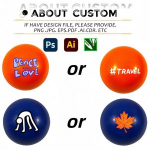 Pelotas Antiestrés Personalizadas, No Tóxicas, de Espuma Colorida para Niños y Adultos, Ejercicio para Manos, Juguetes Blandos para Aliviar la Ansiedad - Product Image 2