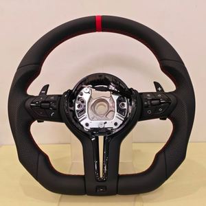 Volante Deportivo Personalizado con Costuras Rojas para <span class=keywords><strong>BMW</strong></span> F10 F15 F30 E70 E90 Z4 X3 F34 F90 E84 E92 M3 M5 - Product Image 1