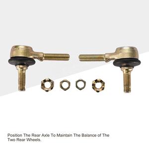 GOOFIT 10-10mm À Gauche et À Droite Biellette Rotule Remplacement Pour Vtt Vélo Kart Scooter Cyclomoteur - Product Image 4