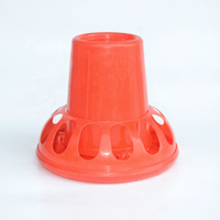 Nouveau Mangeoire Automatique en Plastique Rouge de Haute Qualité pour Poulets de Chair, Cailles et Volailles de Ferme, Capacité 1.5/2.5/3.5kg