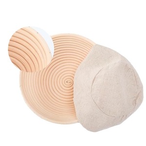 Per il pane Banneton cesto di fermentazione Set 2 Round da 9 pollici cestini <span class=keywords><strong>in</strong></span> <span class=keywords><strong>ceramica</strong></span> essenziali per la cottura del pane forniture senza Rattan - Product Image 5