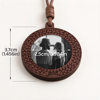 Photos de voyage personnalisables pour couples, cadres tissés, colliers photo, accessoires pour les trajets quotidiens bidirectionnels