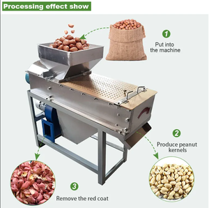 Precio barato, alta eficiencia, anacardo tostado, avellana, cacahuete, cacao, grano, espiral, pelador, nuez, cacahuete, piel roja, máquina <span class=keywords><strong>peladora</strong></span> - Product Image 2