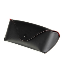 Étui de Luxe Rétro pour Lunettes de Soleil avec Fermeture à Pression en Cuir Souple, Boîte d'Emballage pour Lunettes et Étuis