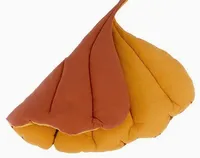 Tapis de couchage pour animaux de compagnie en forme de feuille, résistant aux morsures, pour chien et chat, pliable, coussin de cage pour chaton et chiot