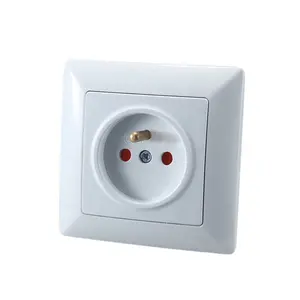 CS Electrical EU standard wall socket 16A pop French socket plastic wall socket 2P+T