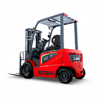 Chariot élévateur électrique à mât pour conteneurs, hauteur de levage 3-6m, capacité 1,5 à 2 tonnes, avec balance intégrée