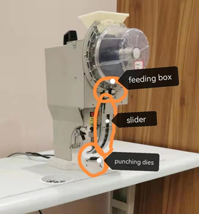 Machine <span class=keywords><strong>à</strong></span> poinçonner les anneaux en acier, poinçonneuse <span class=keywords><strong>à</strong></span> œillets automatique <span class=keywords><strong>pour</strong></span> bâche, dispositif de perçage <span class=keywords><strong>à</strong></span> œillets, équipement de poinçonnage <span class=keywords><strong>à</strong></span> pédale - Product Image 5