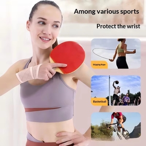 Attelle de soutien réglable pour le poignet avec boucle pour le pouce, enveloppe de compression respirante pour la gaine tendineuse, idéale pour le badminton, le fitness et le yoga - Product Image 4