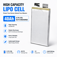 Pin LiPo Drone 40000mAh 3.7V, 350Wh/kg, mật độ năng lượng cao & pin bán rắn cho máy bay không người lái tầm xa, máy bay không người lái công nghiệp