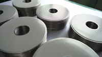 Nouveau style de disques perforés tissés en acier inoxydable, filtre rotatif à forme de trou pour la filtration des polymères fondus, maille de base certifiée ISO9001