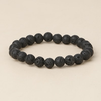 Bracelet Unisexe Extensible Simple et Tendance en Cristal Naturel, Agate, Œil de Tigre et Strass, Idéal pour Cadeau, Vente en Gros et Échantillonnage