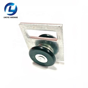 Accesorios de ventana Polea de herrajes para puerta de armario Rueda de doble pista resistente Armario de cocina Rodillos de puerta corredera de nailon - Product Image 2
