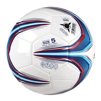 Bola Sepak PVC/TPU Grosir 32 Panel Jahitan Mesin Logo Kustom Bola Latihan Olahraga
