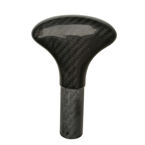Cabeza de remo de fibra de carbono 3K con mango ligero para deportes acuáticos y paddleboard. - Product Image 1