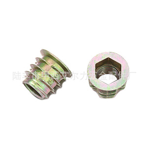 Inserto roscado de aleación de zinc Aerli M10, conector hexagonal interno y externo, accesorio de ferretería para muebles - Product Image 2